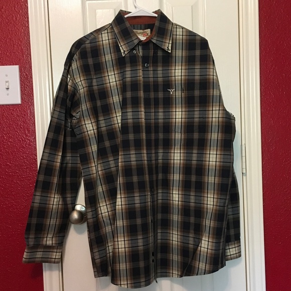 Men’s Wrangler 20X long sleeve button down
